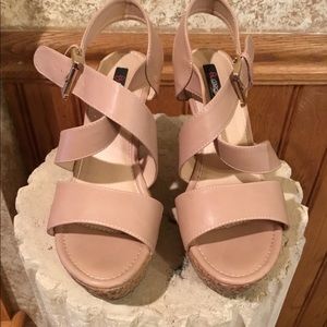 Strap wedge sandal